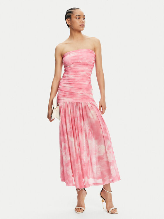 Bardot Bardot Sukienka wieczorowa Solana 59875DB1 Różowy Regular Fit