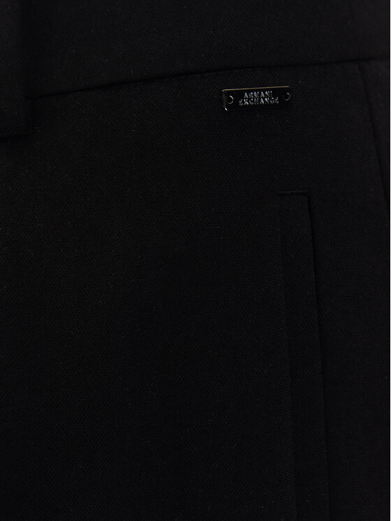 Armani Exchange Armani Exchange Hlače iz tkanine XW000664 AF10872 UC001 Črna Loose Fit