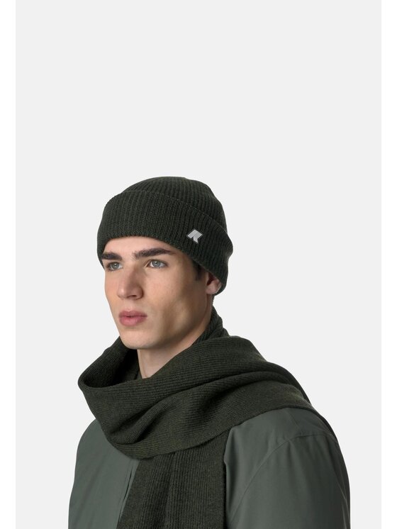 K-Way K-Way Cappello BRICE CARDIGAN STITCH WOOL - K2132HW Verde