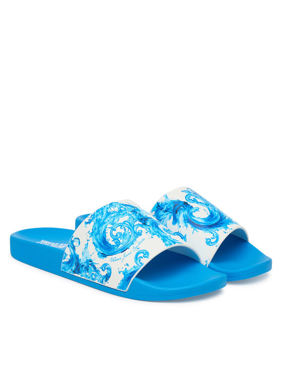 Versace Jeans Couture Versace Jeans Couture Šľapky 80YA3SQ4 ZS365 R75 Modrá