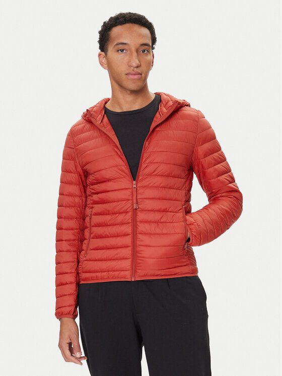 United Colors Of Benetton United Colors Of Benetton Prehodna jakna 2TWDUN06I Bordo rdeča Regular Fit