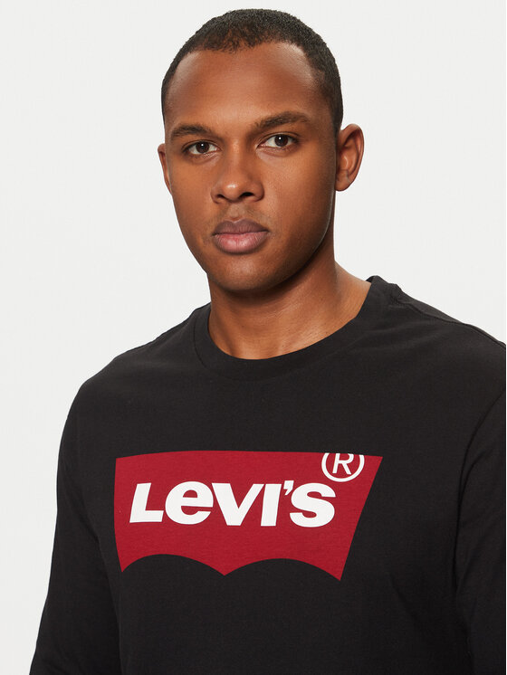 Levi's® Levi's® Majica dugih rukava Graphic Tee 36015-0013 Crna Regular Fit