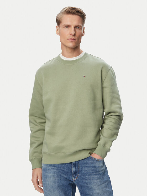 Tommy Jeans Tommy Jeans Mikina DM0DM20741 Zelená Regular Fit