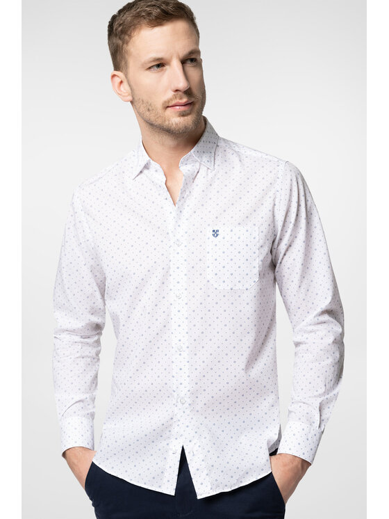 Próchnik Próchnik Koszula PM18 KO073222000051 Biały Slim Fit