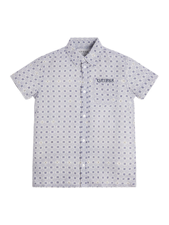Guess Chemise L3GH02 WFBT0 Gris Regular Fit