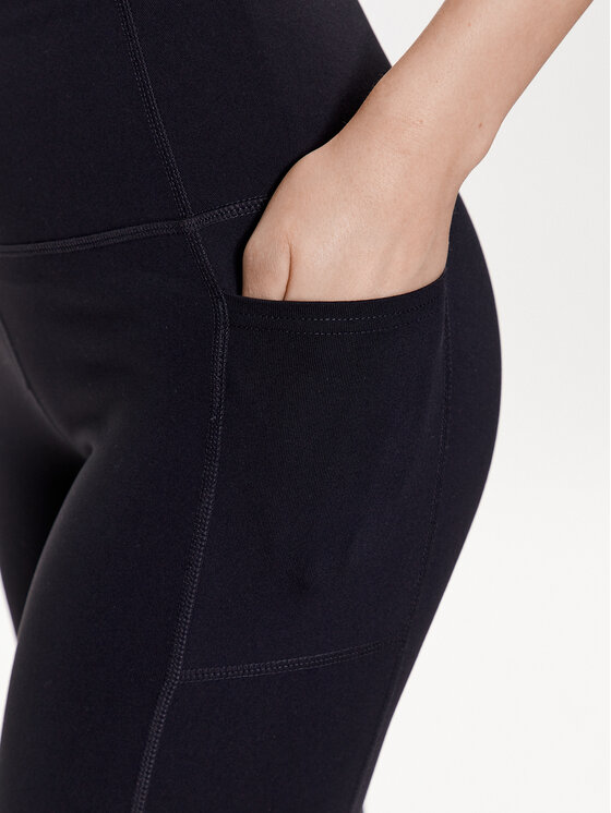 Skechers Skechers Legginsy Skechers Go Walk High Waisted Legging Czarny Slim Fit