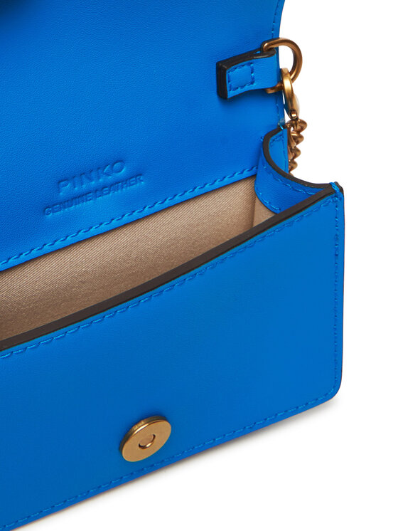 PINKO PINKO Handtasche Love One Micro C . AI 24-25 PCPL 100064 A0F1 Blau