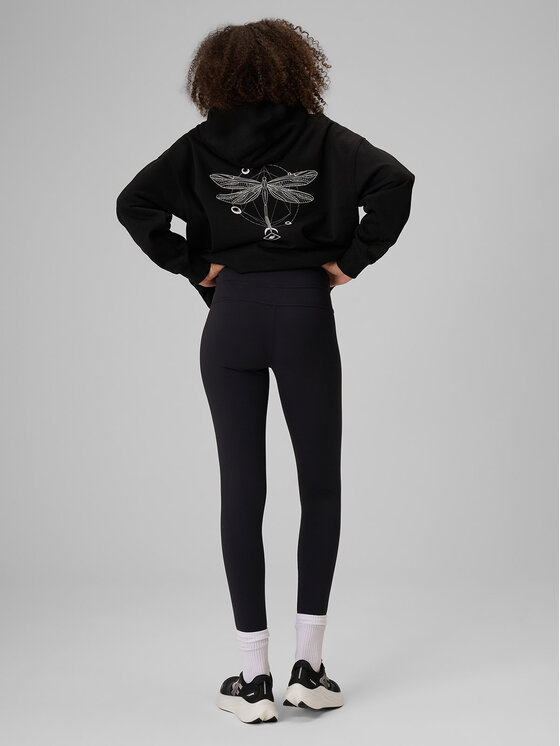 4F 4F Legginsy DRAGONFLY Czarny Slim Fit