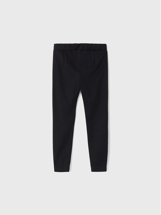 Mayoral Mayoral Spodnie materiałowe 4502 Czarny Slim Fit