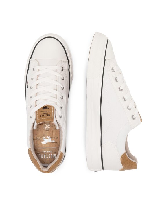 Mustang Mustang Sneakers aus Stoff 1272-307-1 Weiß