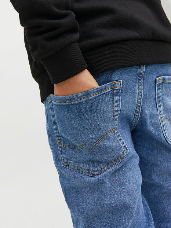 Jack & Jones Junior Jack & Jones Junior Jeansy Liam 12237497 Niebieski Skinny Fit