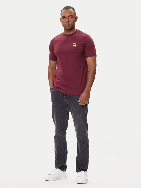 KARL LAGERFELD KARL LAGERFELD T-shirt 755710 554224 Ljubičasta Regular Fit
