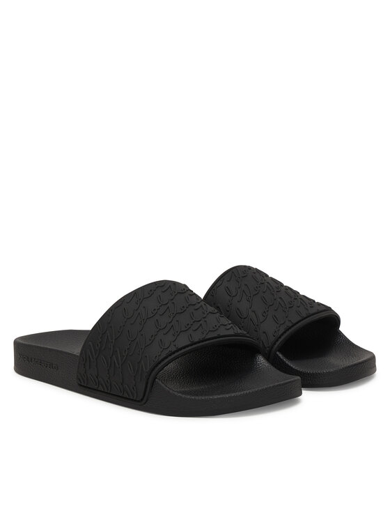 KARL LAGERFELD KARL LAGERFELD Şlapi KL80903C Negru