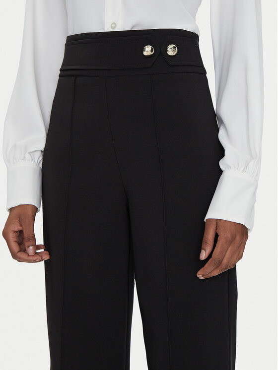 Rinascimento Rinascimento Pantaloni di tessuto CFC0122883003 Nero Regular Fit