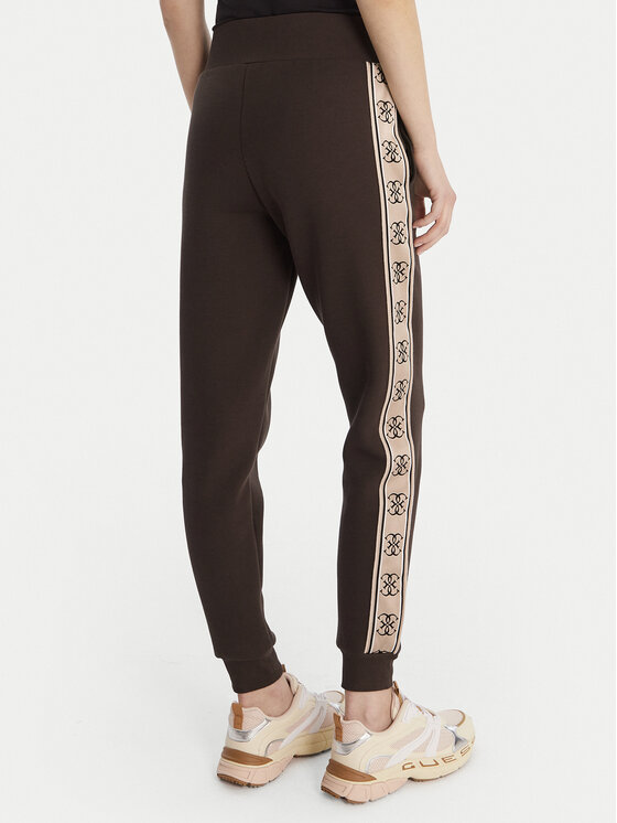 Guess Guess Spodnie dresowe V2YB15 KB3P2 Brązowy Regular Fit