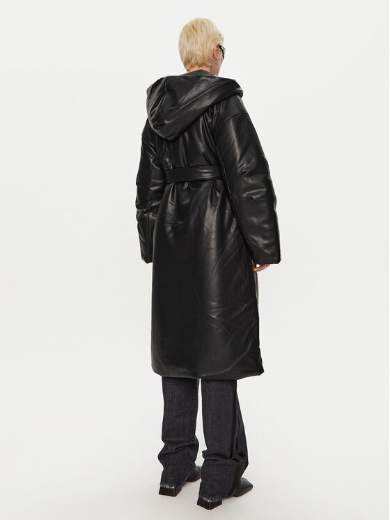 ROTATE ROTATE Cappotto di transizione 113855100 Nero Regular Fit