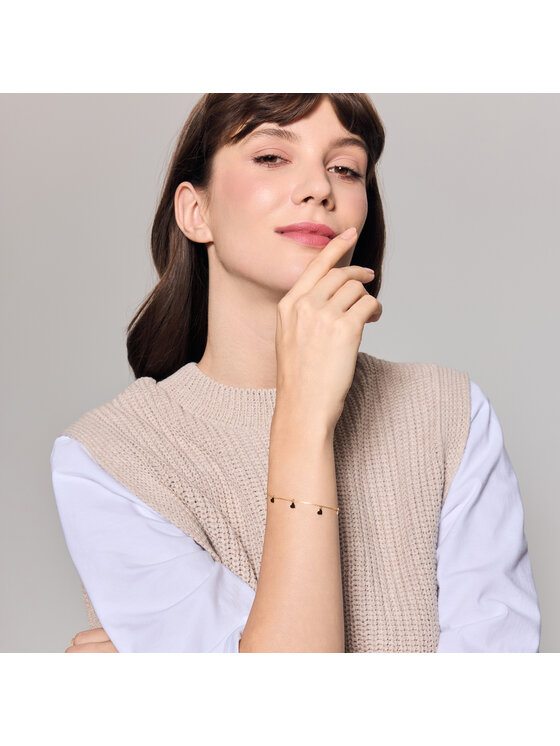 YES YES Bransoletka B052532 Żółte złocenie