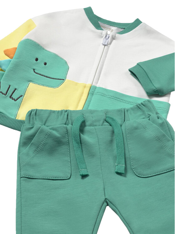 Mayoral Mayoral Komplet dresowy 1802 Zielony Regular Fit