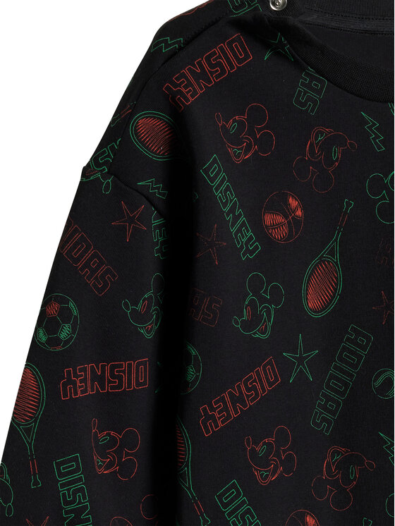 adidas adidas Φόρμα Disney Mickey Mouse JM0816 Μαύρο Regular Fit