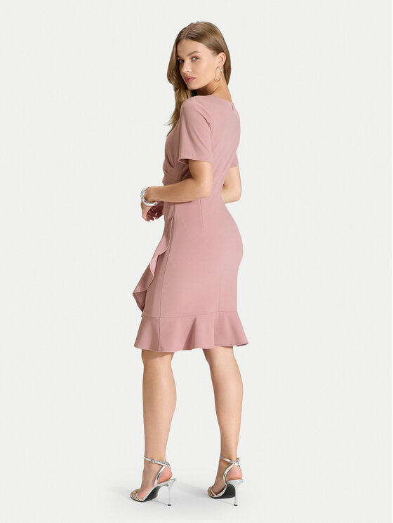 Swing Swing Sukienka koktajlowa 5AH04800 Różowy Regular Fit