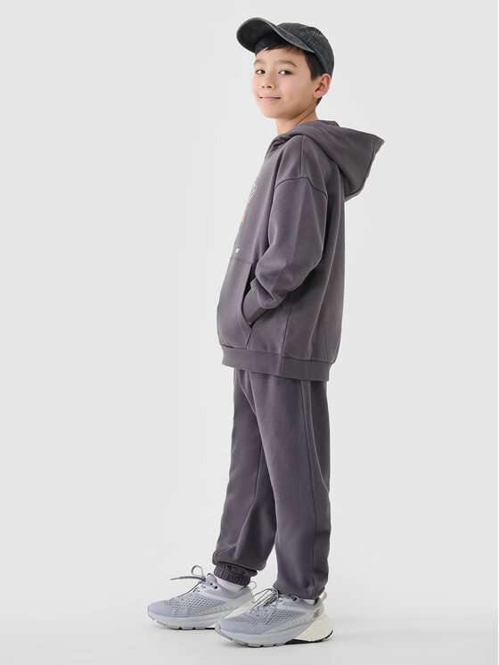 4F 4F Pantaloni da tuta 4FJASAW24TTROM1404-22S Nero Oversize