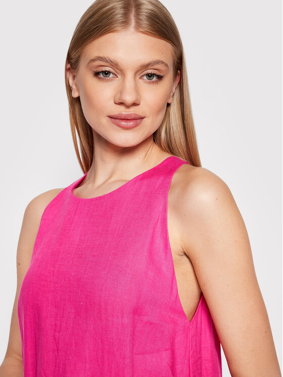 United Colors Of Benetton United Colors Of Benetton Φόρεμα καλοκαιρινό 4AGHDV01J Ροζ Regular Fit