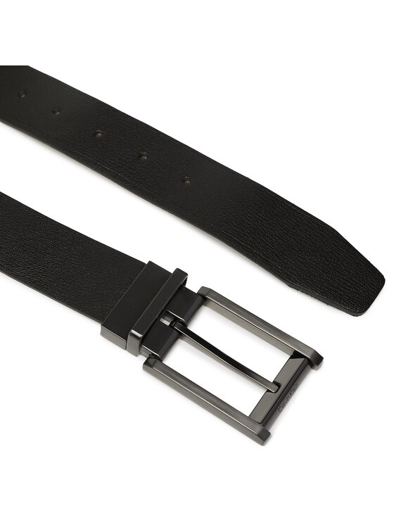 Calvin Klein Calvin Klein Мъжки колан Adj/Rev Faceted Lux 35Mm K50K510647 Черен