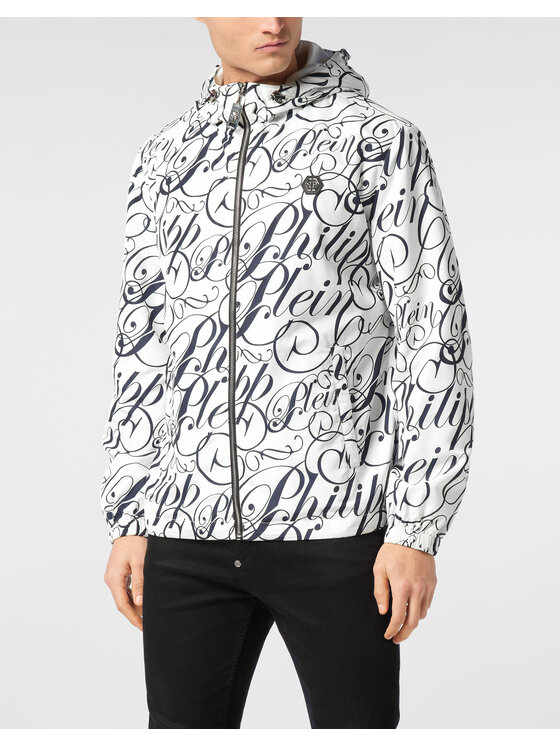 PHILIPP PLEIN PHILIPP PLEIN Vatovaná bunda 24179 Bílá Regular Fit