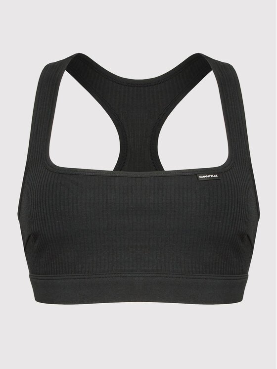 Chantelle Chantelle Sutien top Cotton Comfort C15P10 Negru