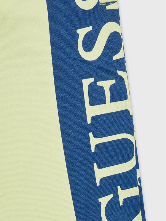 Guess Guess Szorty sportowe L3GD03 KA6R0 Żółty Relaxed Fit