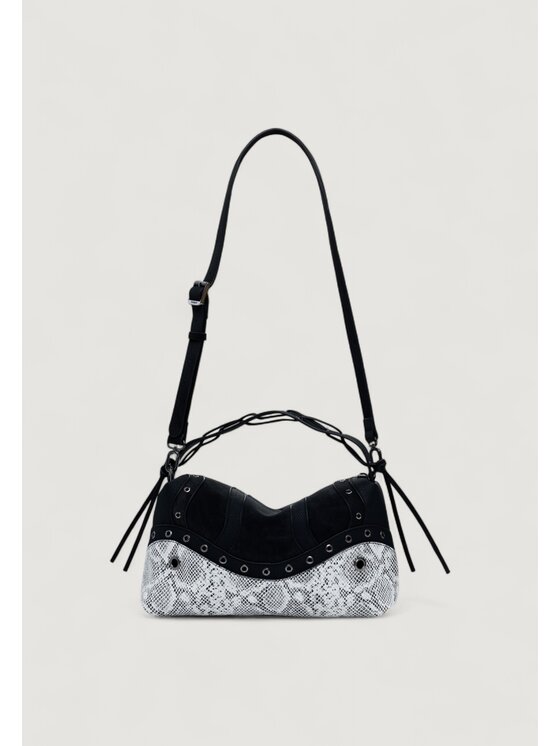 Desigual Desigual Torba BAG_SNAKE PATCH BERGAMO Czarny