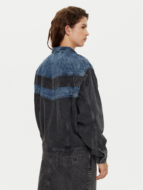 Mustang Mustang Jeans jakna 1016012 Siva Loose Fit