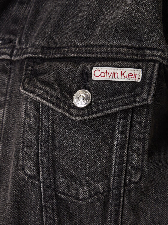 Calvin Klein Jeans Calvin Klein Jeans Jeansová bunda Classic LV04RE765G Černá Regular Fit
