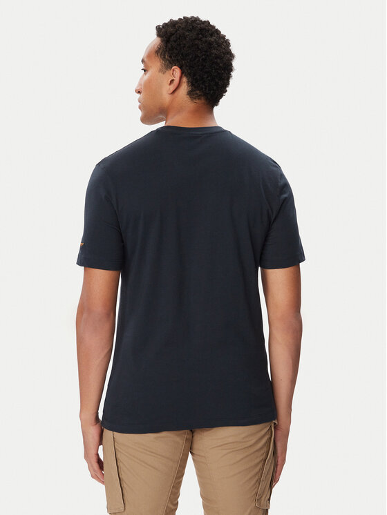 Aeronautica Militare Aeronautica Militare Tricou 262TS2585UJ00750 Bleumarin Regular Fit