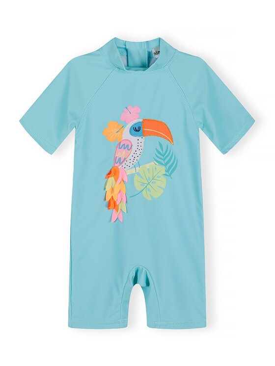 minoti minoti Strój kąpielowy 30SWIM103 Turkusowy