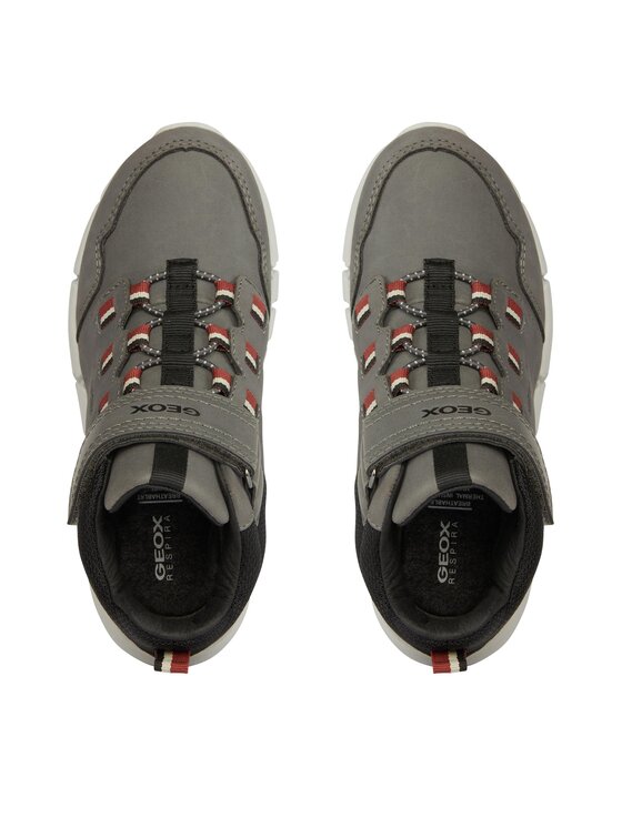 Geox Geox Trzewiki J Flexyper Boy B Abx J949XA 032FU C1102 S Szary
