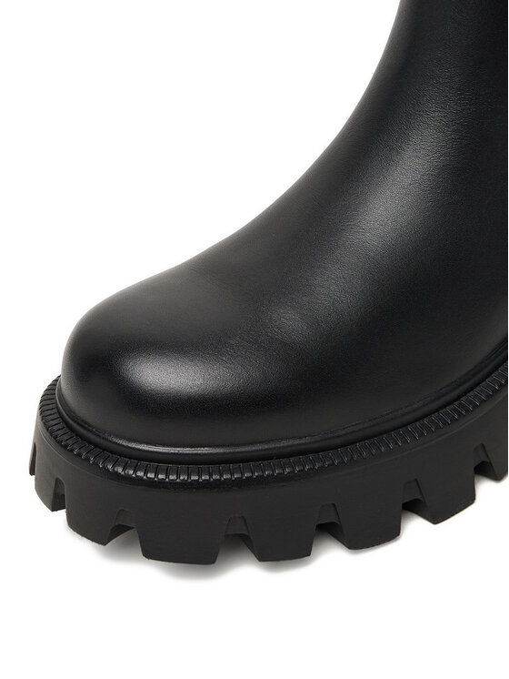 DeeZee DeeZee Kotníková obuv s elastickým prvkem 9250-2 Černá