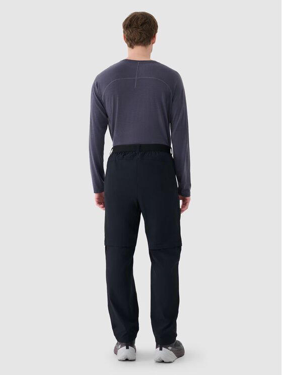 4F 4F Spodnie outdoor 4FWSS25TFTRM0792-20S Czarny Regular Fit