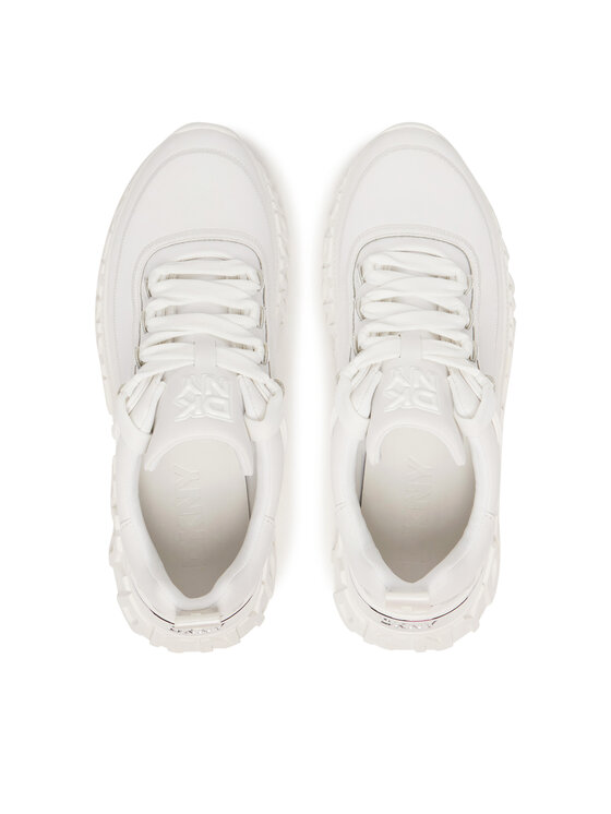 DKNY DKNY Sneakersy Lacombe K1522639 Biela