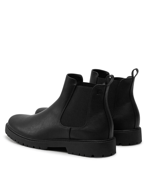 Pierre Cardin Pierre Cardin Kotníková obuv s elastickým prvkem 4714 Černá