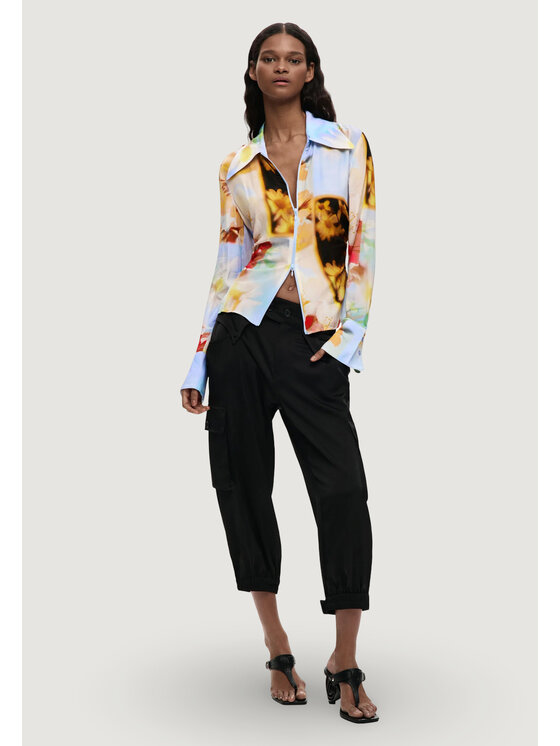 Desigual Desigual Camicia CAM_BUTT Giallo Casual Fit