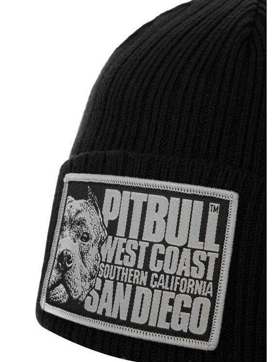 PITBULL PITBULL Czapka zimowa Silvas Blood Dog uniwersalny Czarny