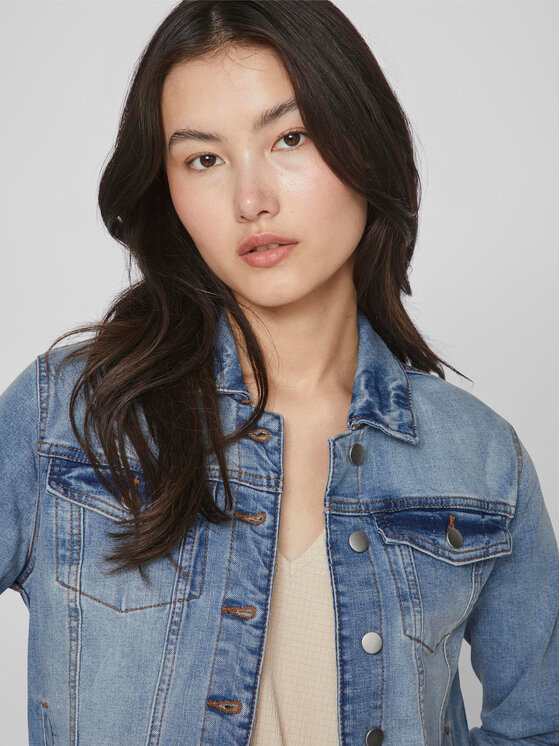 Vila Vila Giacca di jeans Show 14088911 Blu Regular Fit