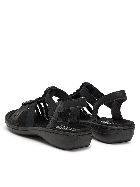 Rieker Rieker Sandalen 60809-00 Schwarz