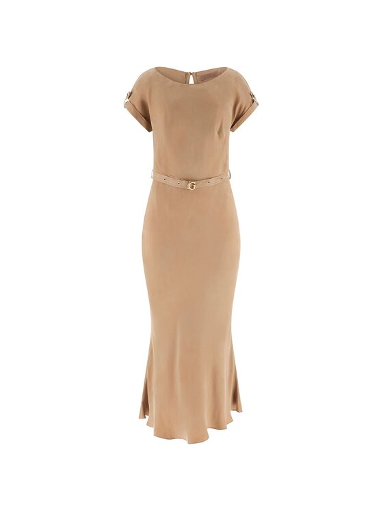 Guess Guess Haljina za svaki dan 181611 Smeđa Classic Fit