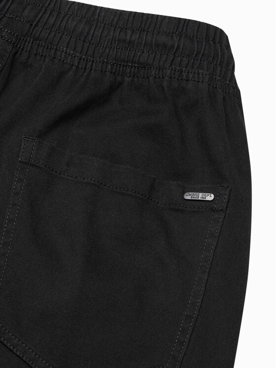 Ombre Ombre Joggery P886 Czarny Cargo Fit