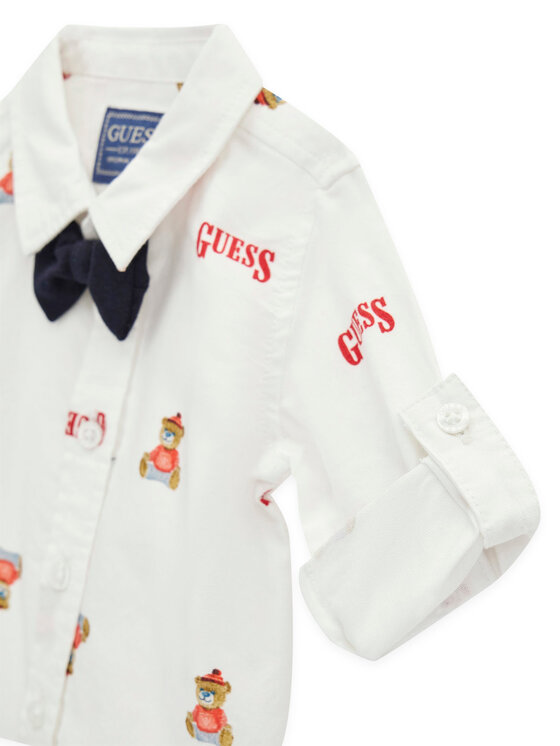 Guess Guess Набір сорочка, жилет і штани з текстилю I6BG05 K6216 Cиній Regular Fit