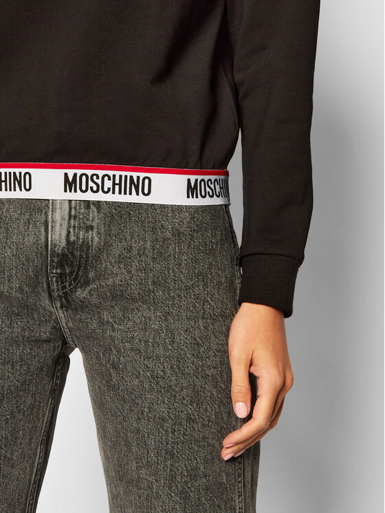 MOSCHINO Underwear & Swim MOSCHINO Underwear & Swim Bluză 17 019 006 Negru Regular Fit