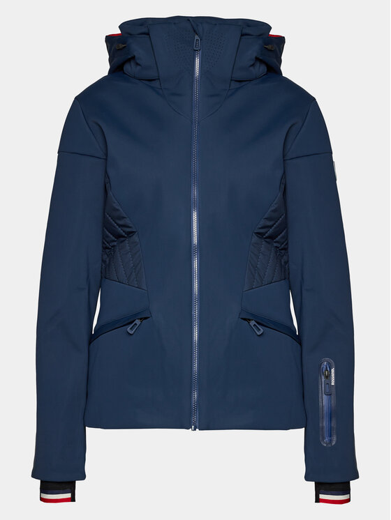 Rossignol Rossignol Lyžařská bunda W Softshell Flat Jkt RLLWJ15 Tmavomodrá Regular Fit