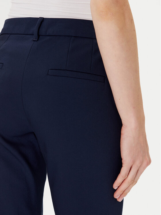 Marella Marella Chinosy Abb 2523136031 Granatowy Slim Fit
